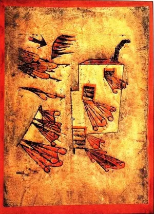 Fire Wind by Paul Klee - Oil Painting Reproduction