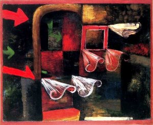 Fire Wind Oil painting by Paul Klee