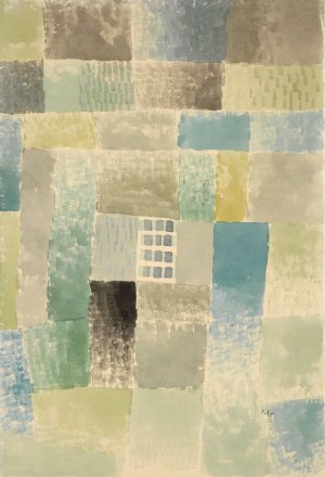 First House of a Settlement by Paul Klee Oil Painting