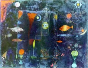 Fish Magic Oil painting by Paul Klee