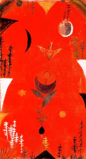 Flower Myth Oil painting by Paul Klee