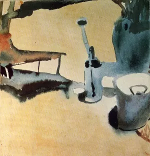 Flower Stand with Watering Can and Bucket by Paul Klee Oil Painting