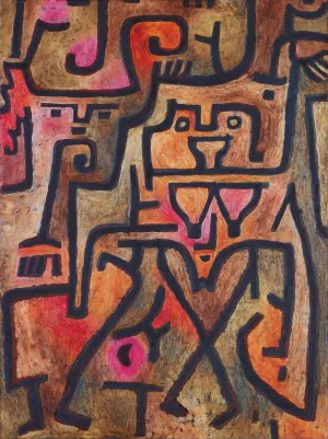 Forest Witch painting by Paul Klee