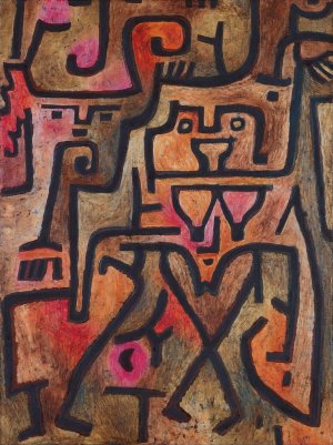 Forest Witches by Paul Klee Oil Painting