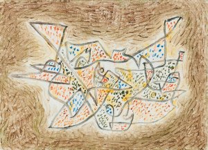 Freundliches Gewinde  by Paul Klee Oil Painting