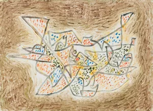 Freundliches Gewinde  by Paul Klee Oil Painting