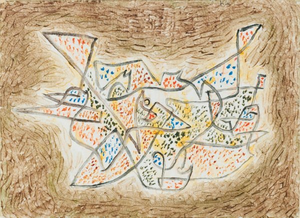 Main Product Photo of Freundliches Gewinde   Painting by Paul Klee