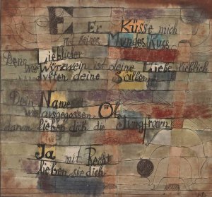 From the Song of Songs by Paul Klee Oil Painting