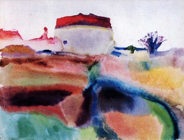 Main Product Photo of Gartenerei bei Munchen Painting by Paul Klee