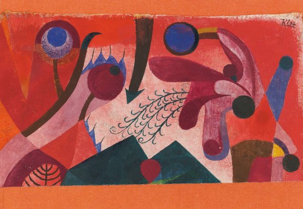 Giftbeeren  by Paul Klee - Hand-Painted Oil Painting Reproduction