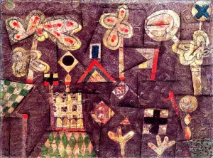 Gingerbread Picture by Paul Klee - Oil Painting Reproduction