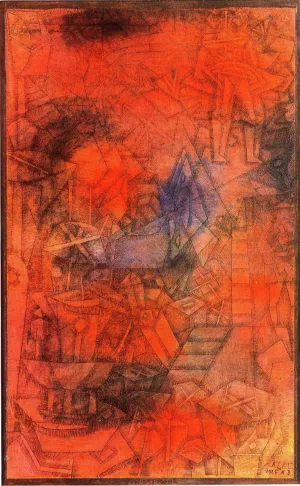 Groynes painting by Paul Klee