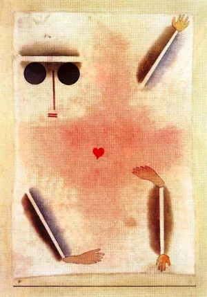 Has Head, Hand, Foot and Heart Oil painting by Paul Klee