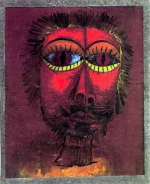 Head of a Famous Robber by Paul Klee Oil Painting