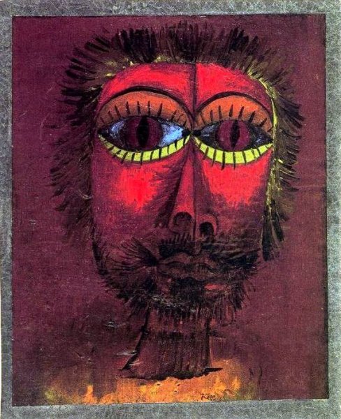 Head of a Famous Robber by Paul Klee - Hand-Painted Oil Painting Reproduction