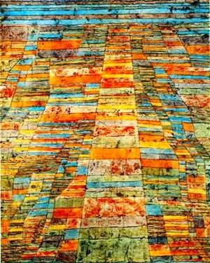 Highway and Byways painting by Paul Klee