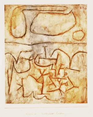 Historic Ground painting by Paul Klee