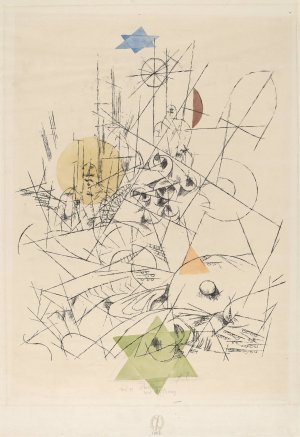Hope and Destruction by Paul Klee Oil Painting