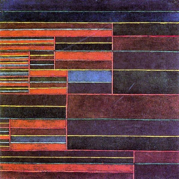 Main Product Photo of In the Current Six Thresholds Painting by Paul Klee
