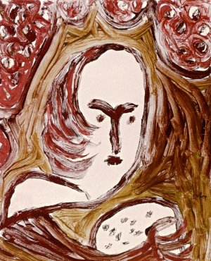 In the Opera House Oil painting by Paul Klee