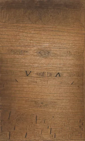Inscription by Paul Klee Oil Painting