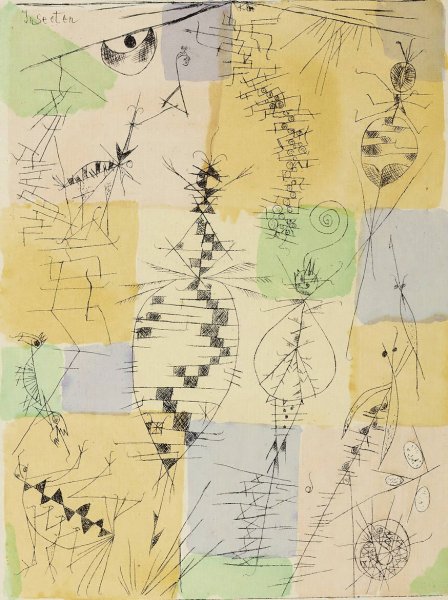 Main Product Photo of Insekten  Painting by Paul Klee