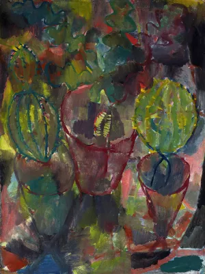 Kakteen by Paul Klee Oil Painting