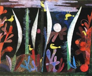 Landscape with Yellow Birds by Paul Klee Oil Painting