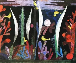 Landscape with Yellow Birds by Paul Klee - Oil Painting Reproduction