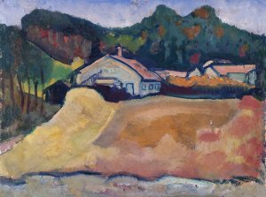 Landscape by Paul Klee Oil Painting