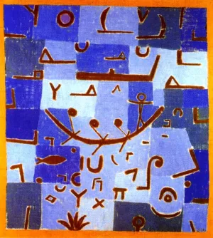Legend of the Nile by Paul Klee Oil Painting