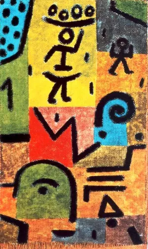 Lemon Harvest by Paul Klee - Oil Painting Reproduction