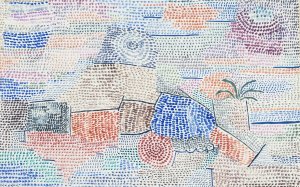 Licht uber Ehedem by Paul Klee Oil Painting