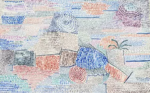 Licht uber Ehedem by Paul Klee Oil Painting