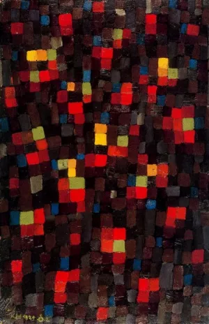 Like a Wiindow Pane by Paul Klee - Oil Painting Reproduction