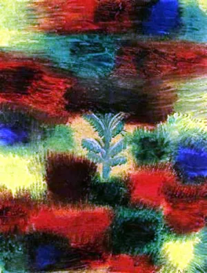 Little Tree Amid Shrubbery by Paul Klee - Oil Painting Reproduction