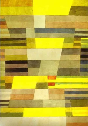 Monument painting by Paul Klee