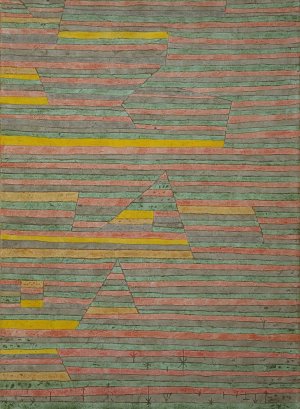 Monuments at G. by Paul Klee Oil Painting
