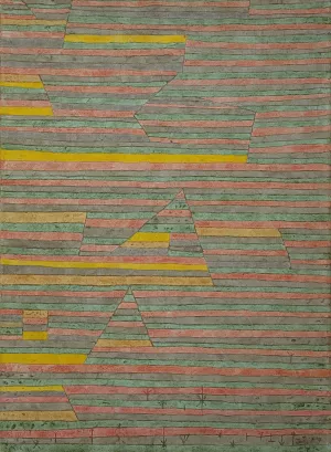 Monuments at G. by Paul Klee Oil Painting