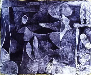 Morgangrau Oil painting by Paul Klee
