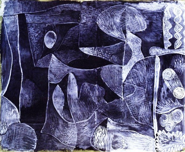 Main Product Photo of Morgangrau  Painting by Paul Klee