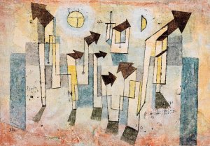 Mural from the Temple of Longing by Paul Klee Oil Painting