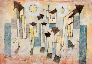 Mural from the Temple of Longing by Paul Klee Oil Painting