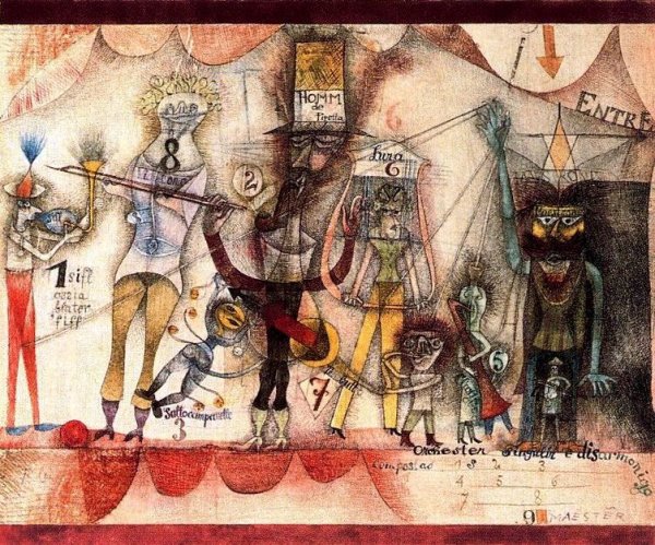 Main Product Photo of Music at the Fair  Painting by Paul Klee