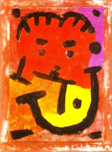 Musician by Paul Klee - Hand-Painted Oil Painting Reproduction