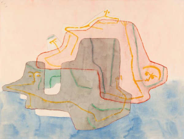 Main Product Photo of Mythos Einer Insel Painting by Paul Klee