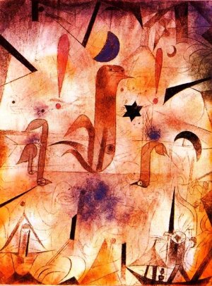 Notice of Ships Oil painting by Paul Klee
