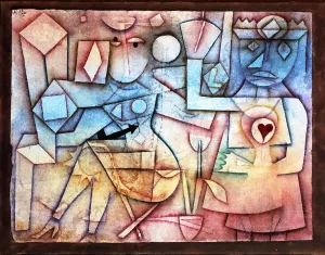 Old Love Song by Paul Klee - Oil Painting Reproduction