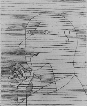 Old Man Counting by Paul Klee Oil Painting