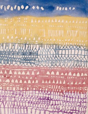 Old Town Oil painting by Paul Klee